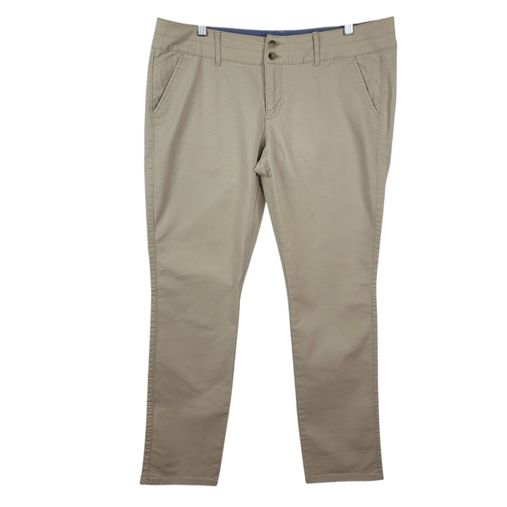American Eagle Pants Plus Size 14 Women Khaki Career Work Office Casual Business